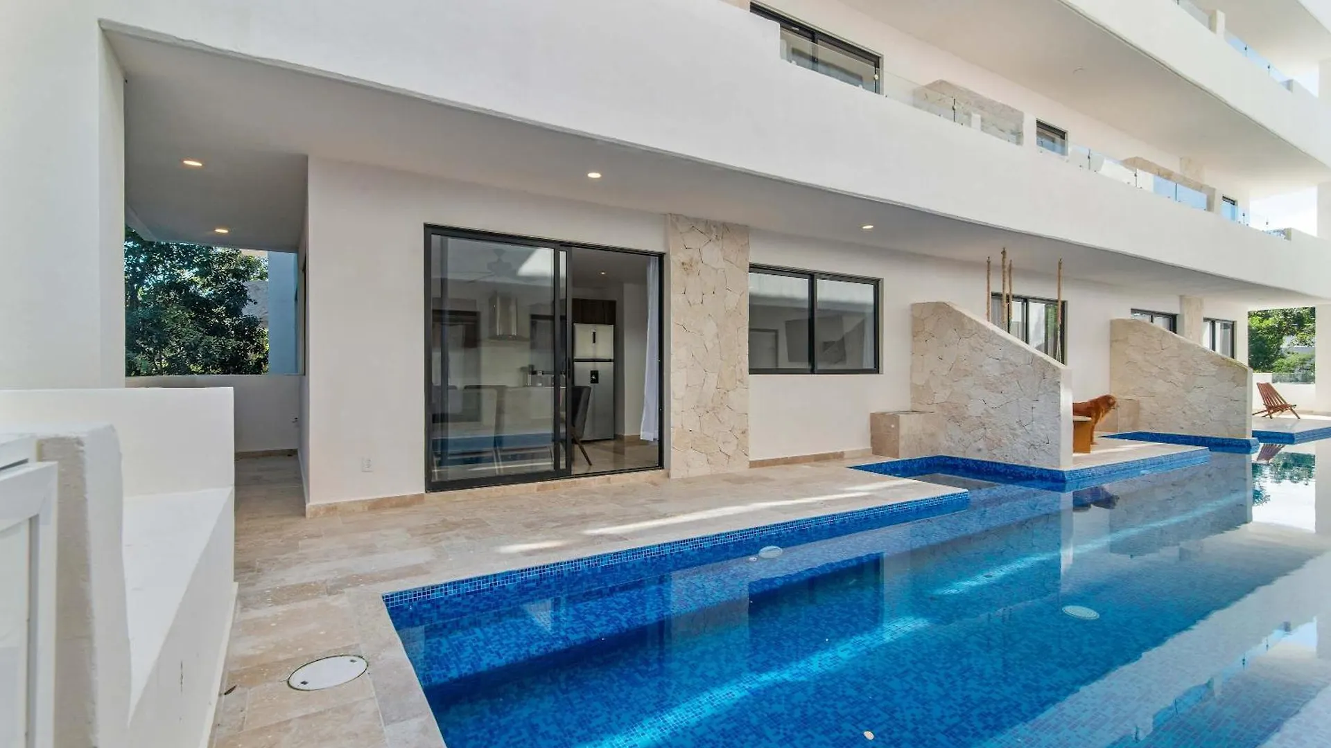 Aldea Zama 2-Br Lux Building Amenities Apartment Tulum