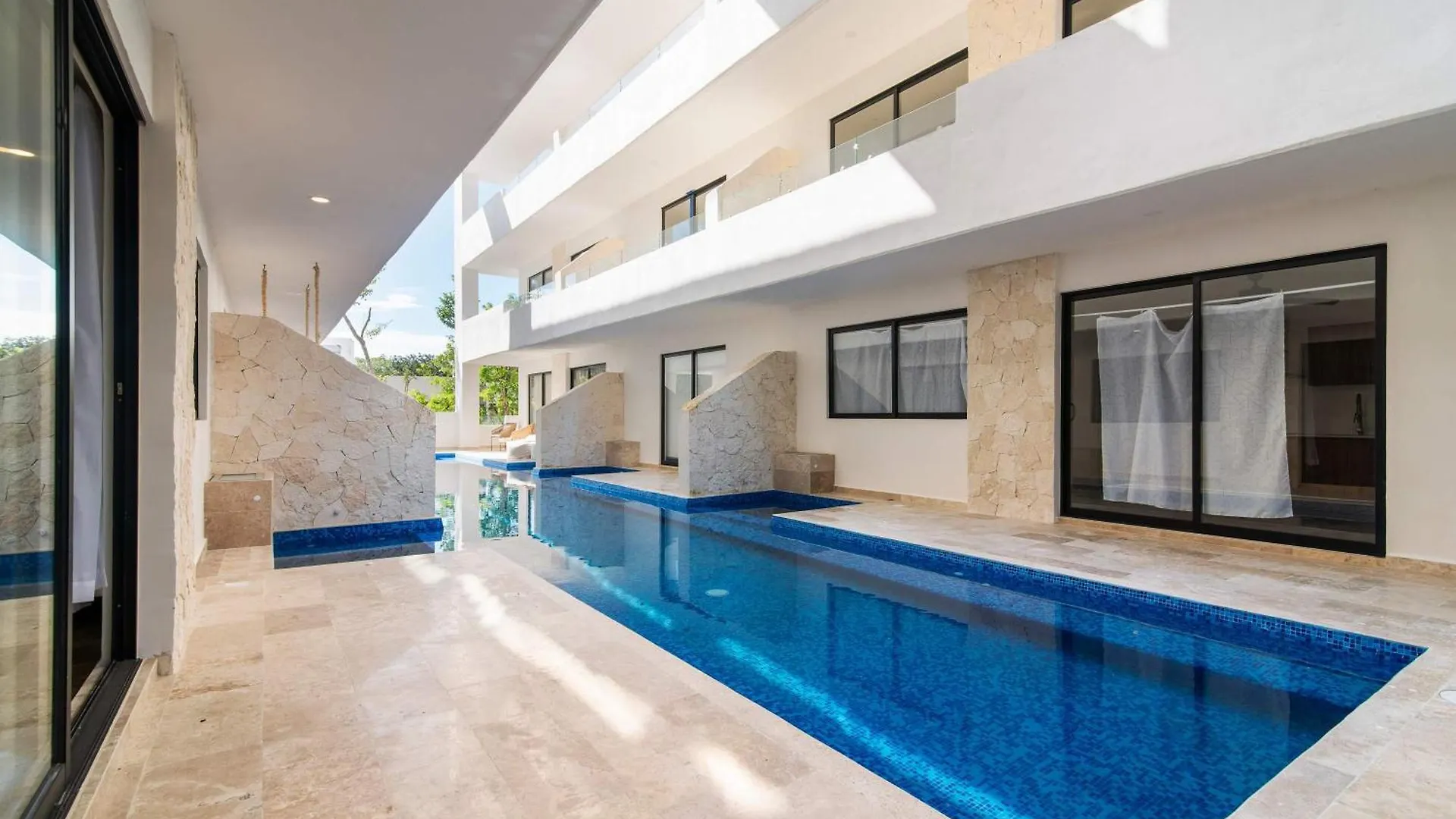 Aldea Zama 2-Br Lux Building Amenities Apartment Tulum